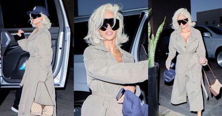 Kim Kardashian zaskoczyła fanów NOWĄ FRYZURĄ. Czyżby Lewis Hamilton miał słabość do blondynek? (ZDJĘCIA)