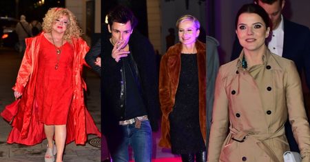 Gwiazdy bawią się na imprezie TVN: Magda Gessler w sandałach, Bartosz Gelner z Magdą Cielecką i Joanna Jabłczyńska w kozakach (ZDJĘCIA)