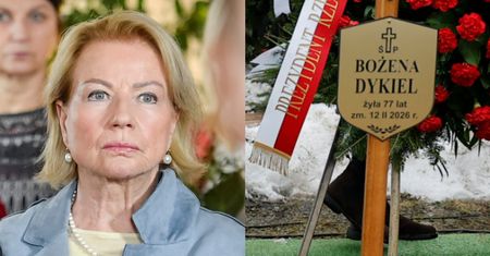 Morze kwiatów i dedykacji. Tak wygląda grób Bożeny Dykiel po pogrzebie