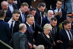 Odepchnął reportera od prezydenta. Zamieszanie w Sejmie