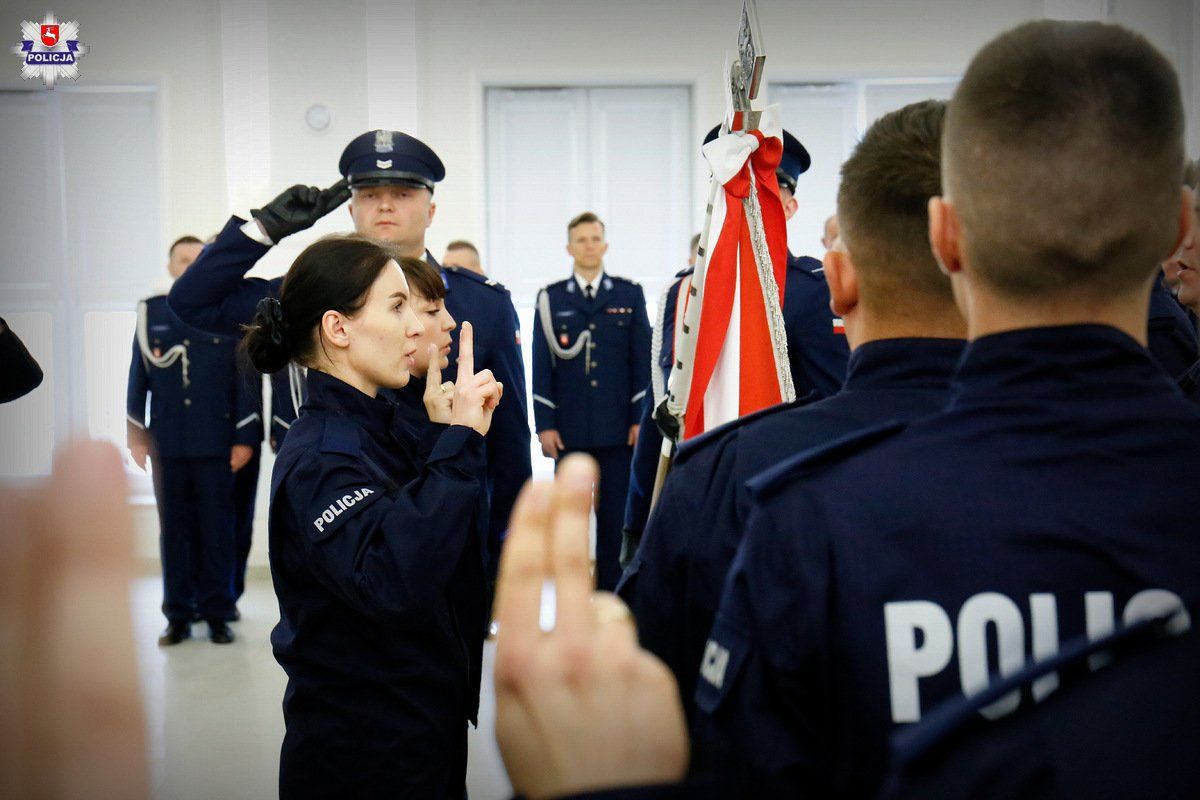 Ślubowanie nowych policjantów w Lublinie - maj 2025