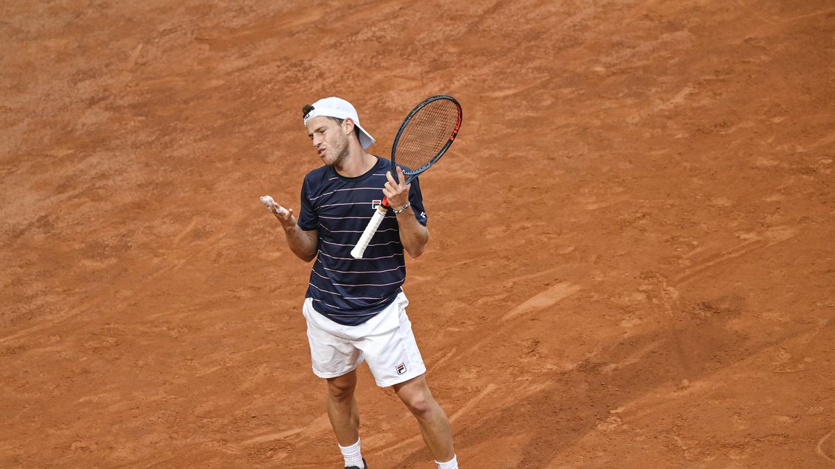Diego Schwartzman podczas turnieju Italian Open