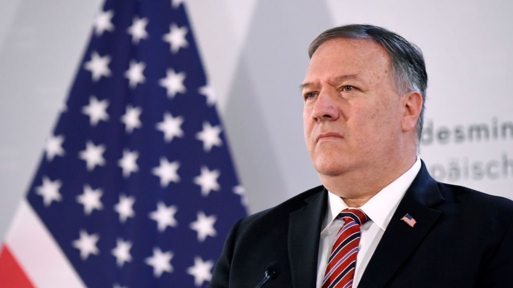 Odchodzący sekretarz stanu USA Mike Pompeo 