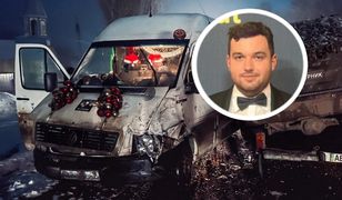 Dziennikarz Polsat News ranny. Mateusz Lachowski miał wypadek w Ukrainie. Pokazał, co zostało z busa