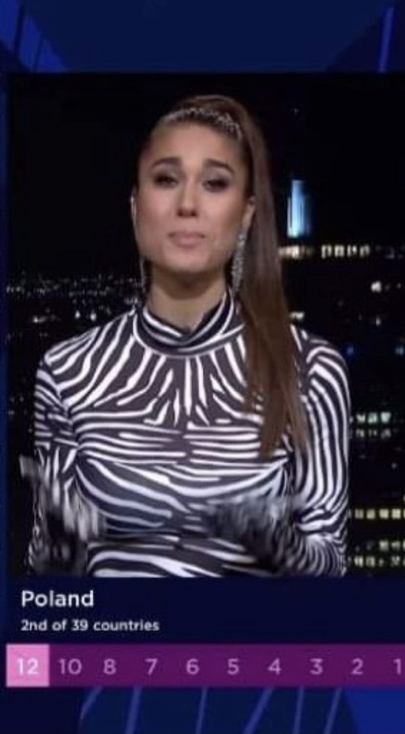 Ida Nowakowska przebrała się za zebrę na Eurowizję
