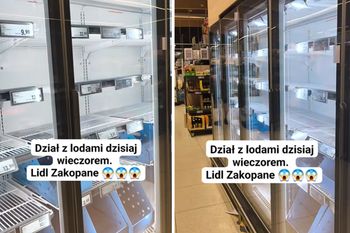 Poszedł do Lidla w Zakopanem. Wyciągnął telefon i zaczął nagrywać