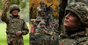 Dziarska Kate Middleton w mundurze odbywa ćwiczenia wojskowe z żołnierzami w koszarach (ZDJĘCIA)