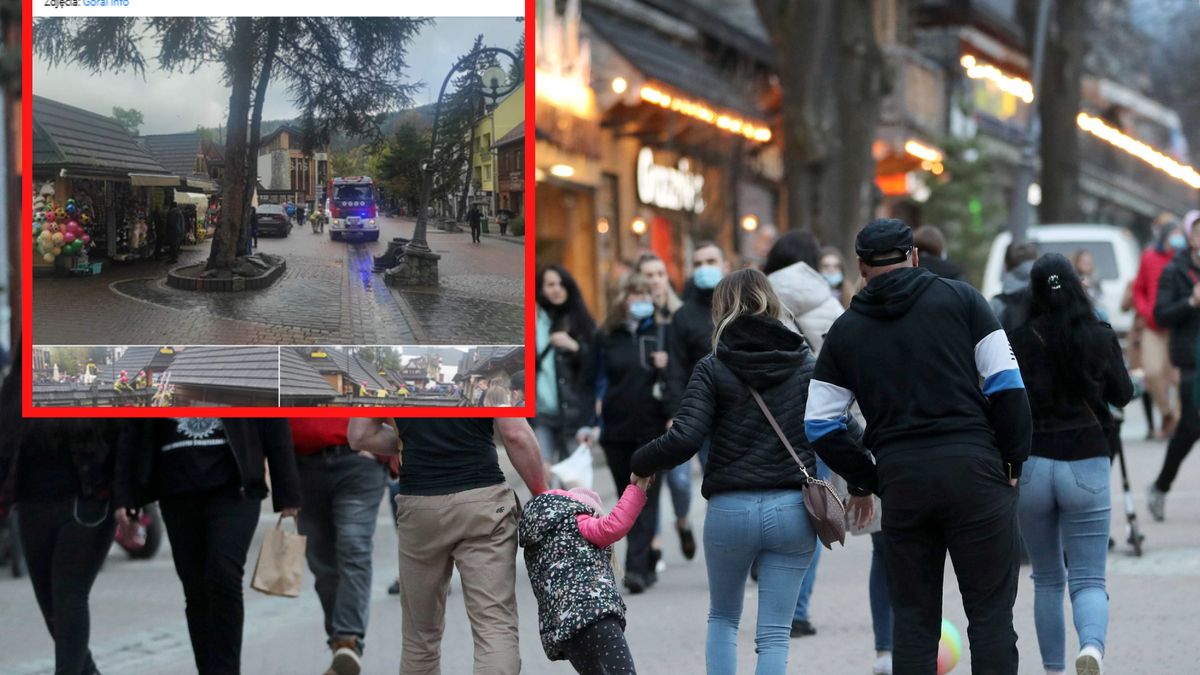 Zwłoki znaleziono w potoku Foluszowym przy Krupówkach w Zakopanem 