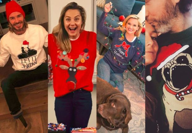 Jakie swetry świąteczne wybierają gwiazdy?