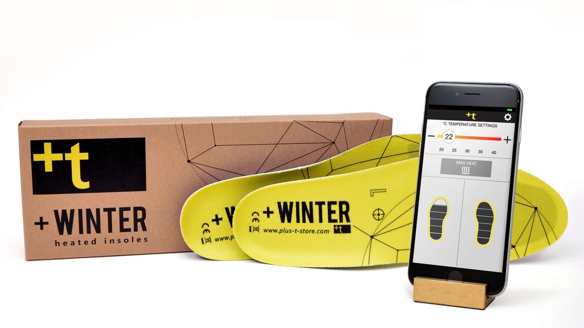 +T +Winter: ogrzewane wkładki do butów z regulacją temperatury 1
