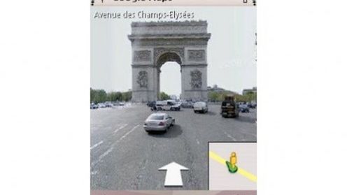Pogląd ulicy w Google Maps dla S60 i Windows Mobile 1