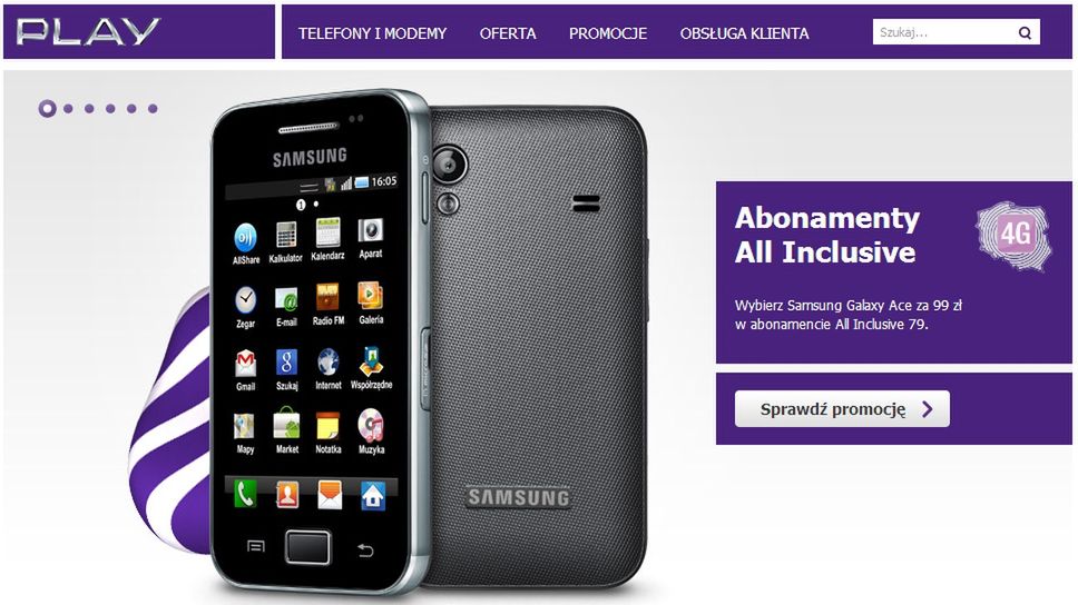 Nowy adres internetowy sieci Play 1