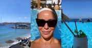Joanna Przetakiewicz w końcu poleciała na Mykonos. Wkrótce zatańczy na stole? (ZDJĘCIA)