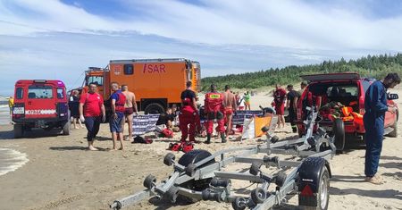 Tragedia na kąpielisku w Jantarze. Utonął 32-latek
