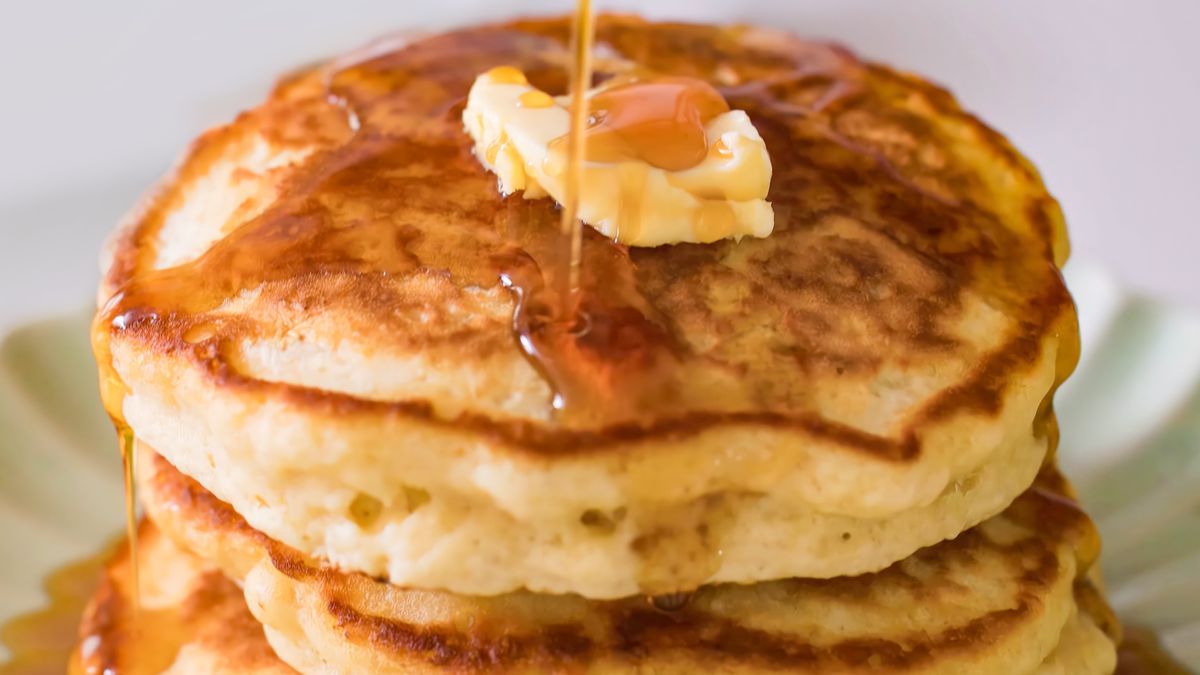 Bardzo puszyste placuszki bez drożdży