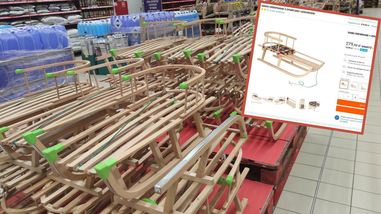 Wielki boom na sanki. Sprzedawcy "ratują się" podnoszeniem cen