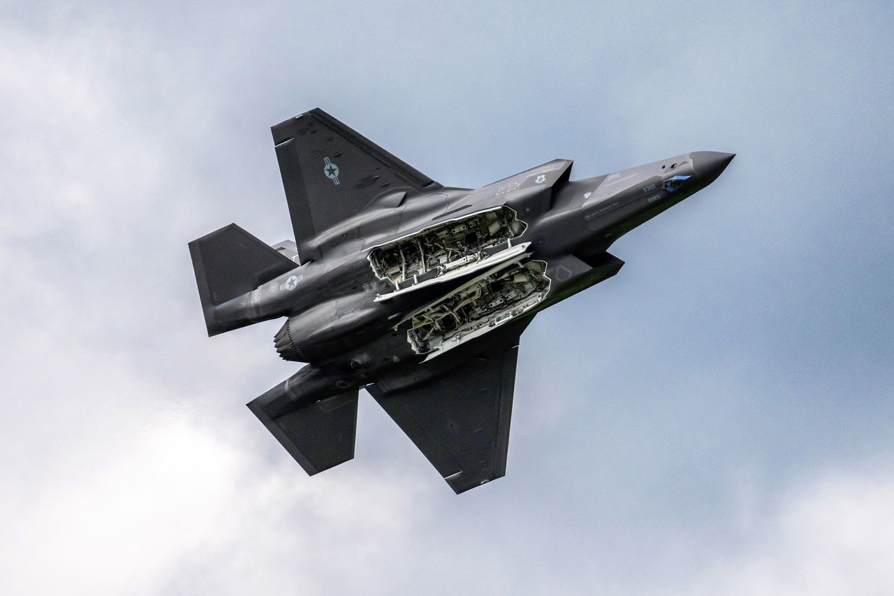 F-35 during the Airpower 2024 airshow.