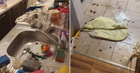 Niemowlę żyło pośród odchodów i śmieci. Maluszka dokarmiał parówkami sąsiad