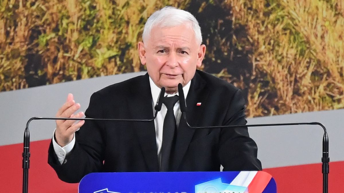 Jarosław Kaczyński przekonuje rolników, że "Polski ład" im się spodoba