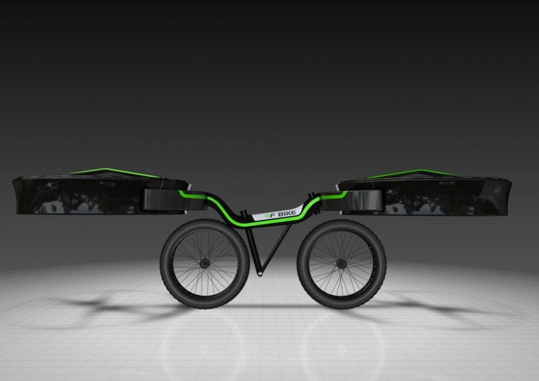 Czescy konstruktorzy mają fantazję. Chcą zbudować FBike - latający rower 3