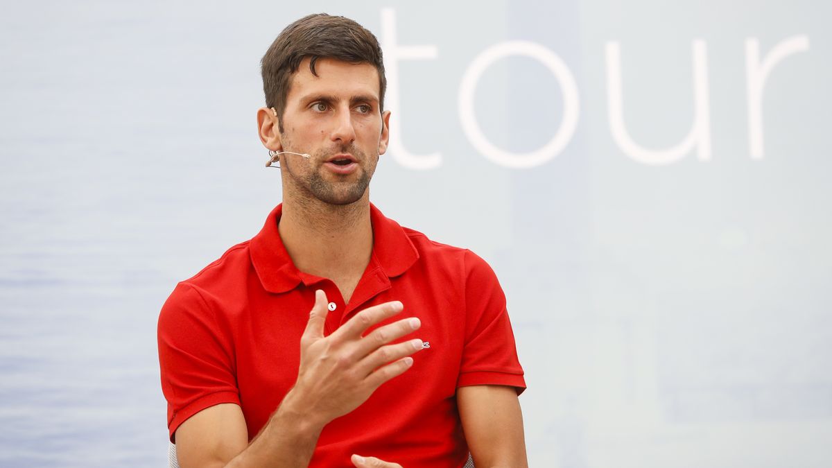 Na zdjęciu Novak Djoković