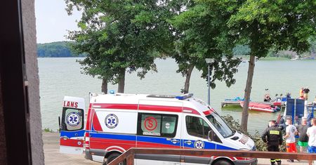 Śmierć mieszkańca Łodzi nad jeziorem Lubiąż. Tragedia w woj. lubuskim