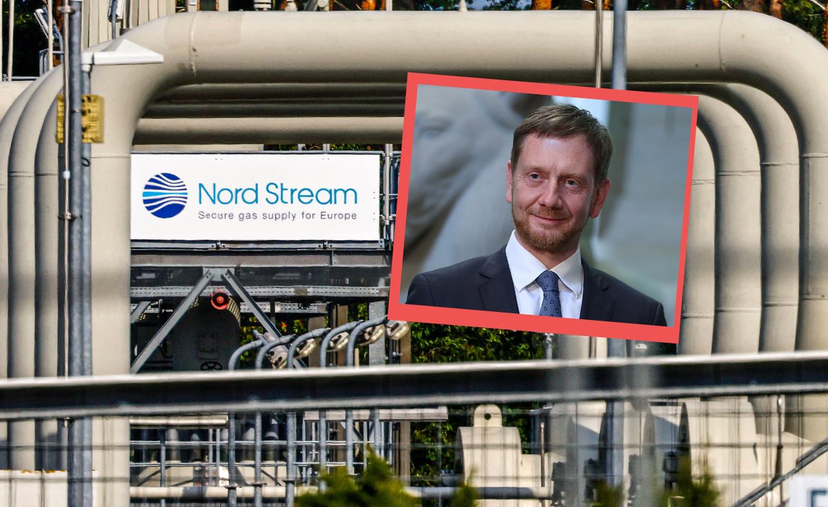 Michael Kretschmer, premier niemieckiej Saksonii, przyznał, że chce odbudowy gazociągu Nord Stream.
