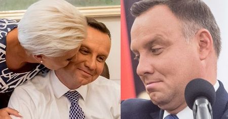 Agata Duda czule całuje męża w policzek. Słodko? (FOTO)