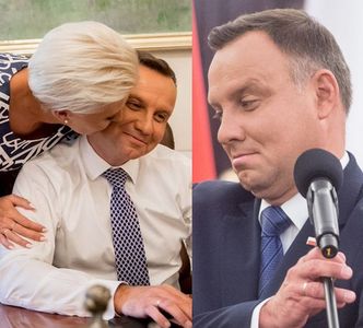 Agata Duda czule całuje męża w policzek. Słodko? (FOTO)