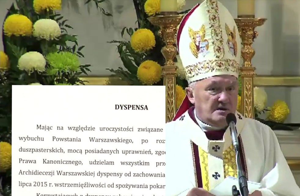 Możemy jeść mięso. Abp udzielił nam dyspensy