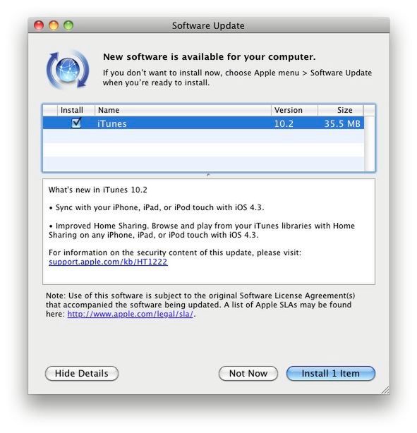 MuscleNerd: iTunes 10.2 bezpieczny dla jailbreaku