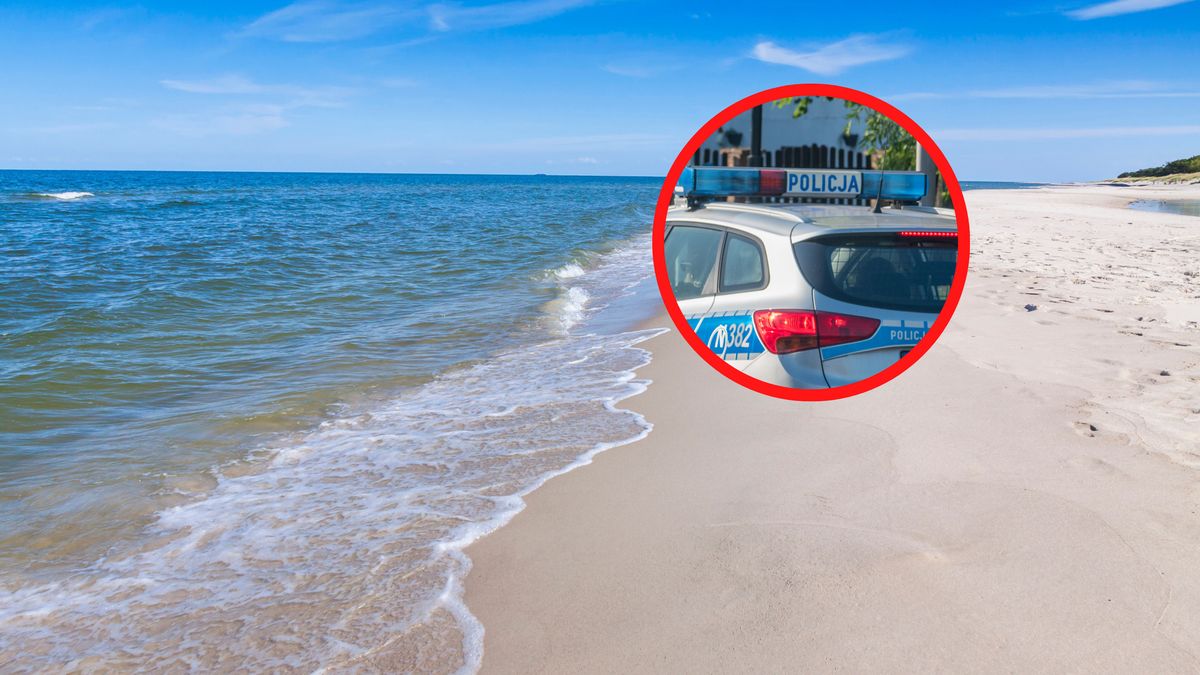 Znalazł zwłoki na plaży w Jastarni.