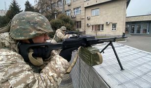 Wojska Białorusi i Rosji zostaną w Kazachstanie na dłużej? "Pozostaniemy do pełnego ustabilizowania się sytuacji"