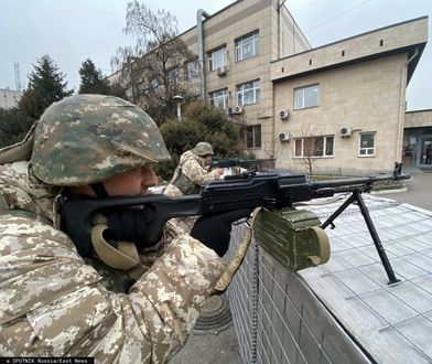 Wojska Białorusi i Rosji zostaną w Kazachstanie na dłużej? "Pozostaniemy do pełnego ustabilizowania się sytuacji"