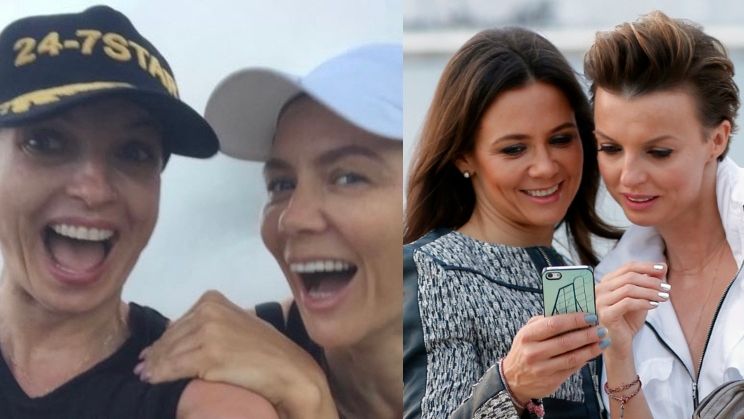 Uradowana Kinga Rusin gratuluje ciąży Kasi Sokołowskiej