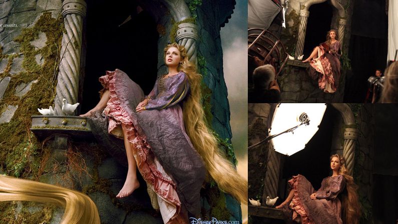 Sesja dla Disney'a i Annie Leibovitz podczas pracy 1