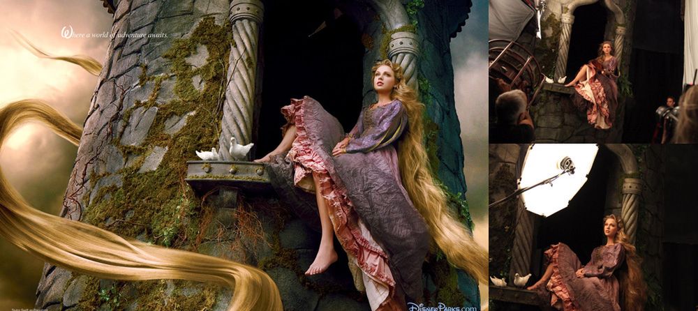 Sesja dla Disney'a i Annie Leibovitz podczas pracy