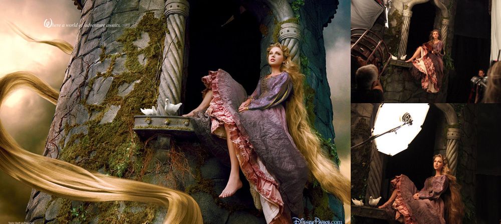 Sesja dla Disney'a i Annie Leibovitz podczas pracy 1