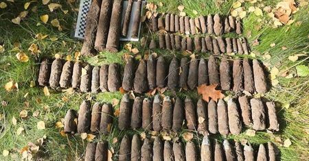 Niemal 50 kg. Niebezpieczne odkrycie w lesie pod Trzebielami