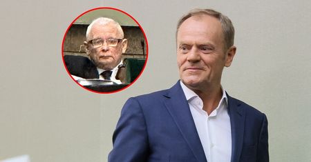 Wstawił zdjęcie z Wiejskiej. "Kaczyński na widok Tuska w Sejmie"