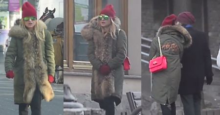 Modna (?) Monika Olejnik na Krupówkach