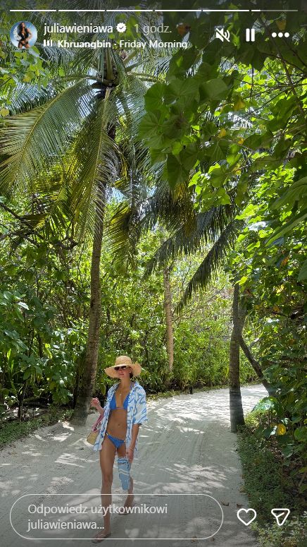 Julia Wieniawa wypoczywa w egzotycznym kraju