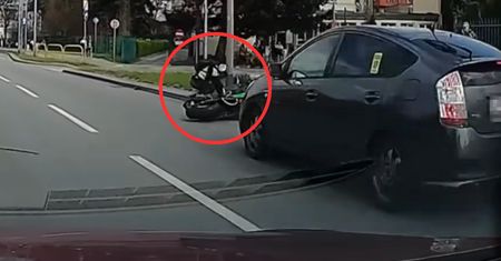 Skandal, co zrobił motocyklista. Niesie się nagranie z Gdańska