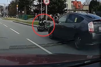 Skandal, co zrobił motocyklista. Niesie się nagranie z Gdańska