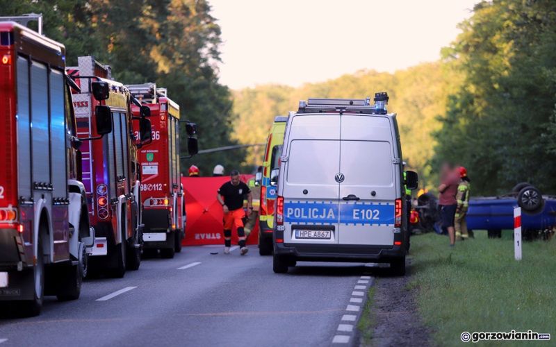 Śmiertelny wypadek koło Gorzowa