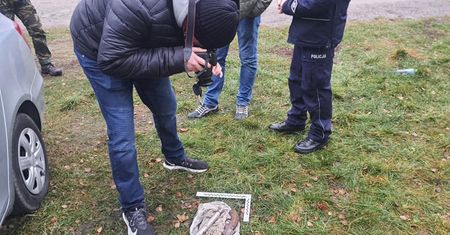 Znalazł w ziemi foliową torebkę. Sprawdził, co jest w środku i zamarł