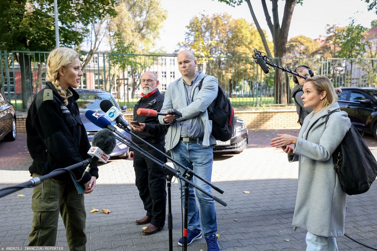 Spięcie na konferencji SG. Padło pytanie o dzieci z Michałowa 