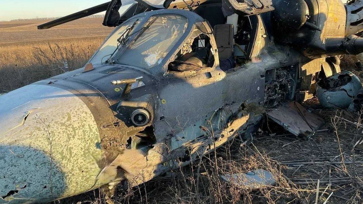 Zestrzelony Ka-52