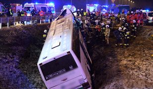 Podkarpackie. Poważny wypadek autobusu na A4