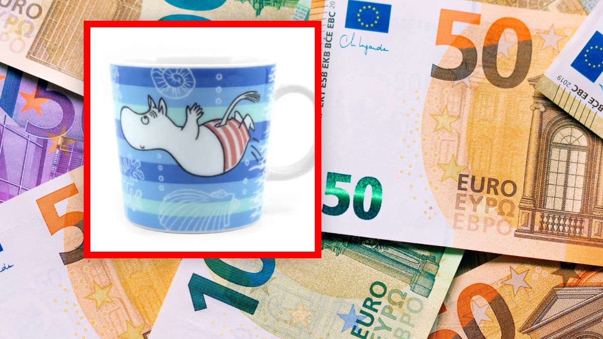 Rzadki kubek z Muminkiem sprzedany na aukcji za 46 tys. euro
